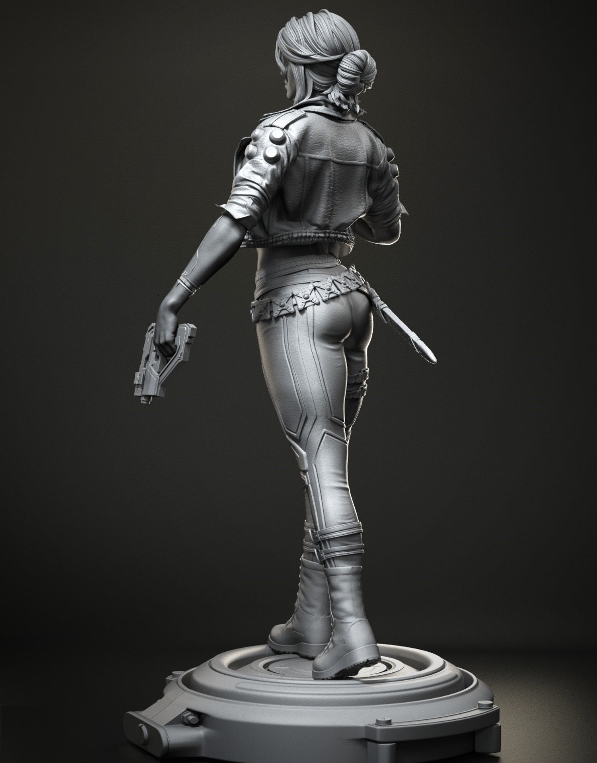 Witcher Ciri STL Archivo 3D Impresión Diseño Juego Personaje Ciri STL Archivo 0127
