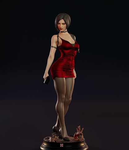 Ada Wong STL File 3D Printing Design File Game Character Resident Evil STL 0182