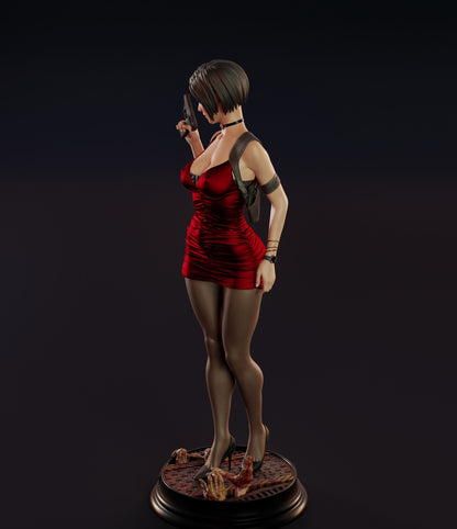 Ada Wong STL File 3D Printing Design File Game Character Resident Evil STL 0182