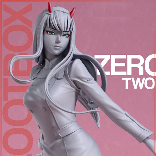 Darling in the Franxx  STL File 3D Printing Design Anime Character Zero Two STL File 0144