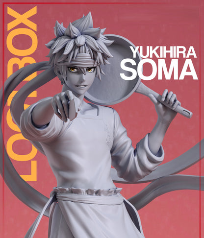 Shokugeki Archivo STL Diseño de impresión 3D Personaje de anime Soma Archivo STL 0142