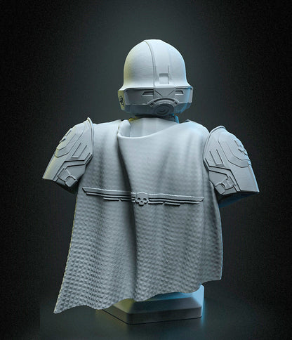 Helldiver STL Archivo Impresión 3D Diseño STL Digital Personaje del Juego 0164