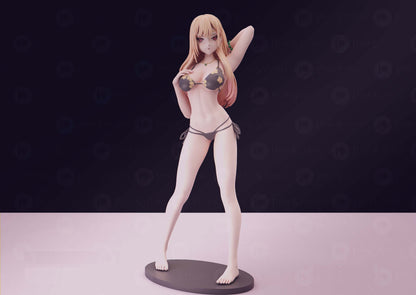 My Dress-Up Darling Character STL File Impression 3D Fichier STL numérique Marin Anime Girl Character 0084