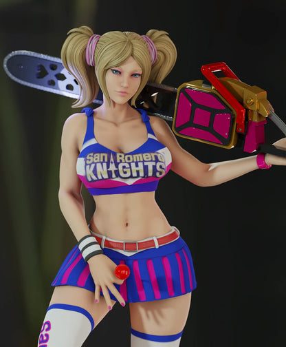 Juliet Starling STL File 3D Printing Design File Lollipop Chainsaw STL Game Character S085