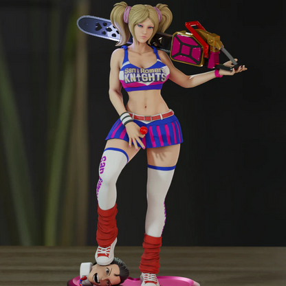 Juliet Starling STL File 3D Printing Design File Lollipop Chainsaw STL Game Character S085