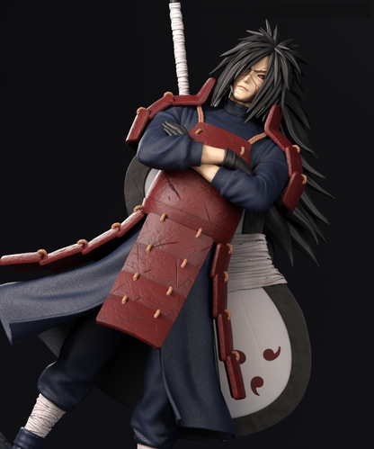 Madara Uchiha Bust STL File 3D Printing Digital Naruto Figure STL File 0245