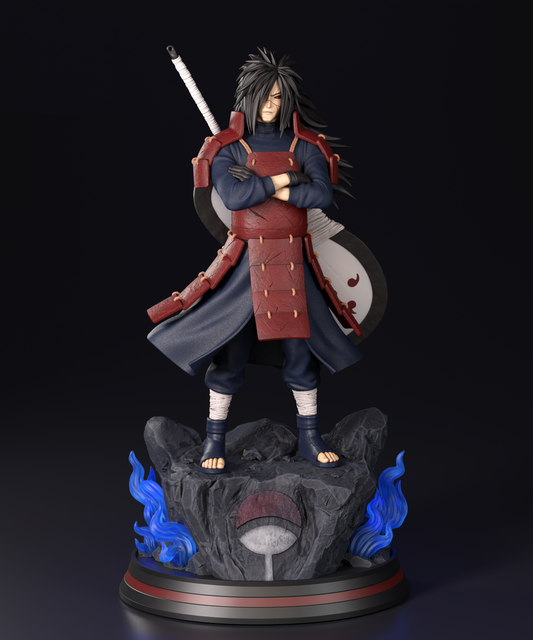 Madara Uchiha Bust STL File 3D Printing Digital Naruto Figure STL File 0245