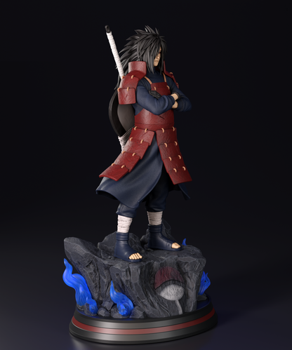 Madara Uchiha Bust STL File 3D Printing Digital Naruto Figure STL File 0245