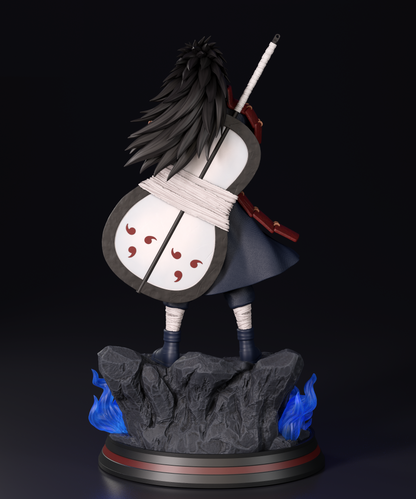 Madara Uchiha Bust STL File 3D Printing Digital Naruto Figure STL File 0245