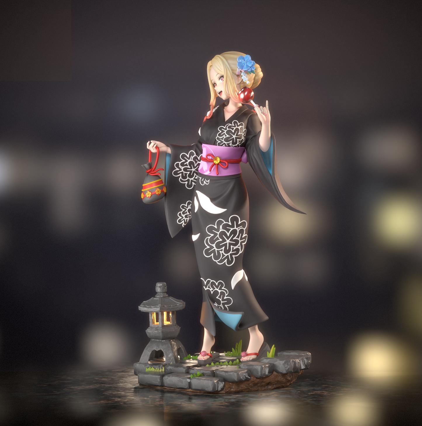 My Dress-Up Darling Character STL File 3D Printing Digital STL File Marin Anime Girl Character 0193