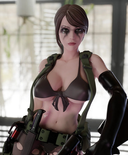 Quiet STL File 3D Printing Design File Metal Gear Solid Game Character S081