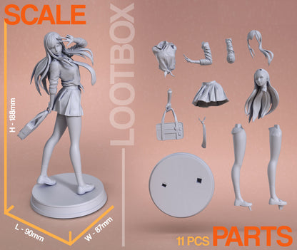 My Dress-Up Darling Character STL File 3D Printing Digital STL File Marin Anime Girl Character 0136