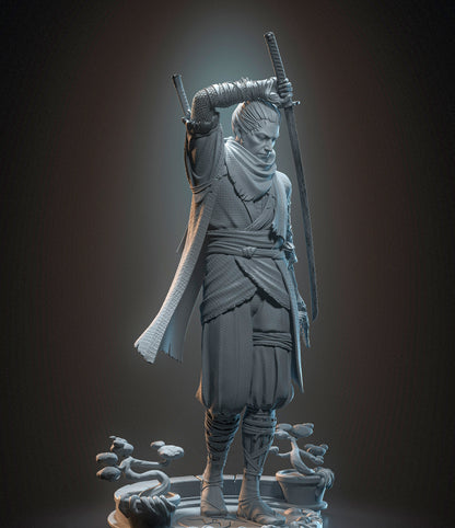 Sekiro STL Archivo Impresión 3D Diseño STL Digital Personaje del Juego 0165