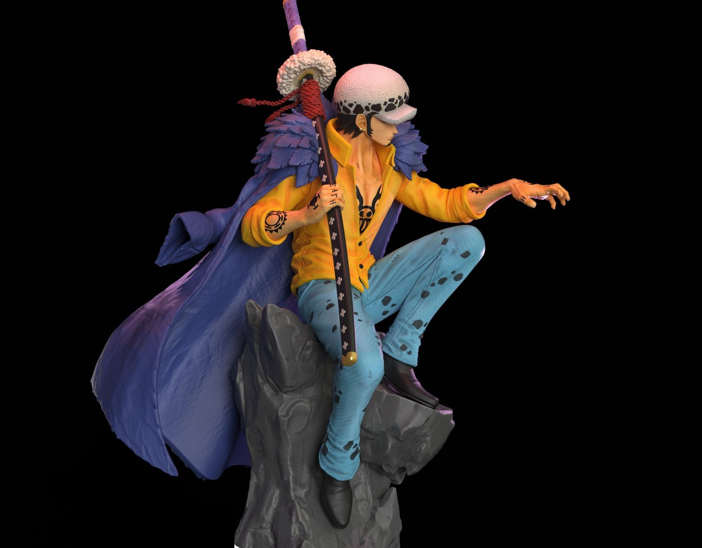 One Piece STL File 3D Printing Design File Anime One Piece Character STL 0232