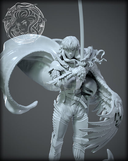 Griffith STL File 3D Printing Design File Anime Character Berserk STL 0196