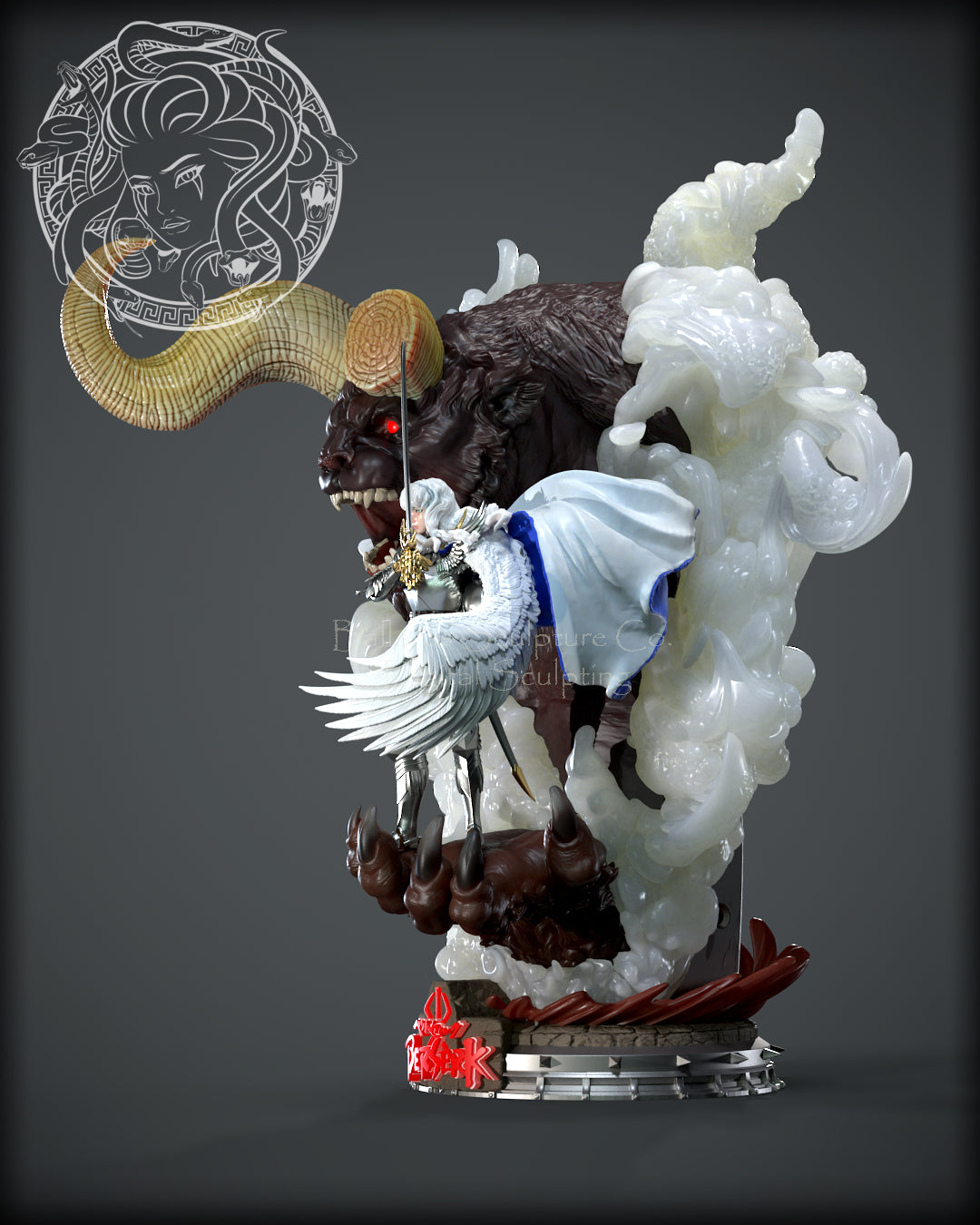 Griffith STL File 3D Printing Design File Anime Character Berserk STL 0196