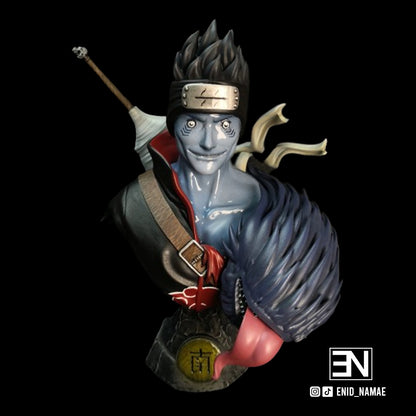 Hoshigaki Kisame Bust STL File 3D Printing Digital Anime Naruto Figure STL File S084