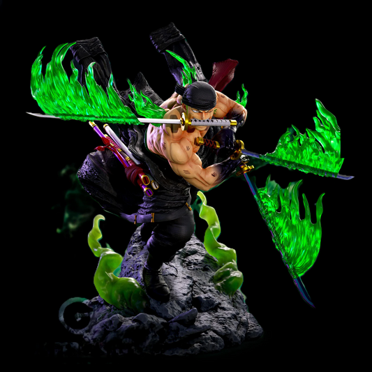 Zoro STL File 3D Printing Design File Anime One Piece Character 0265