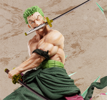 Zoro STL File 3D Printing Design File Anime One Piece Character 0230