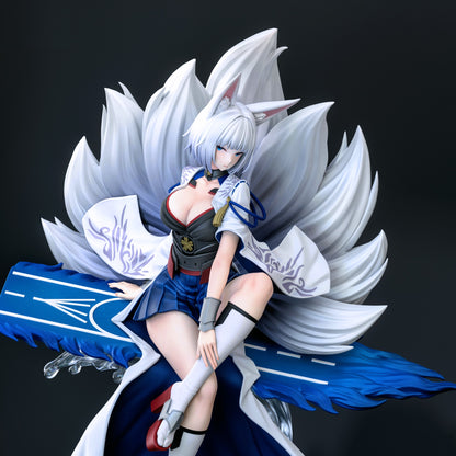 Fox Girl Kaga Azure Lane STL File 3D Printing Design Game Character Kaga STL File S056