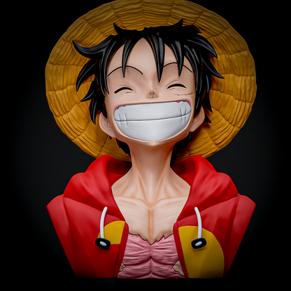 Luffy STL File 3D Printing Design File Anime One Piece Character 0213