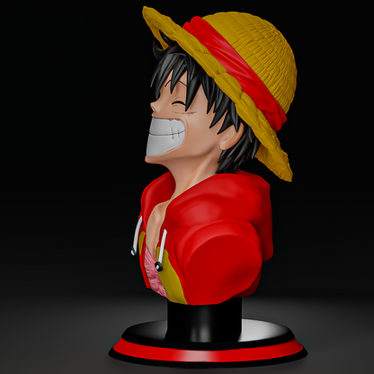 Luffy STL File 3D Printing Design File Anime One Piece Character 0213