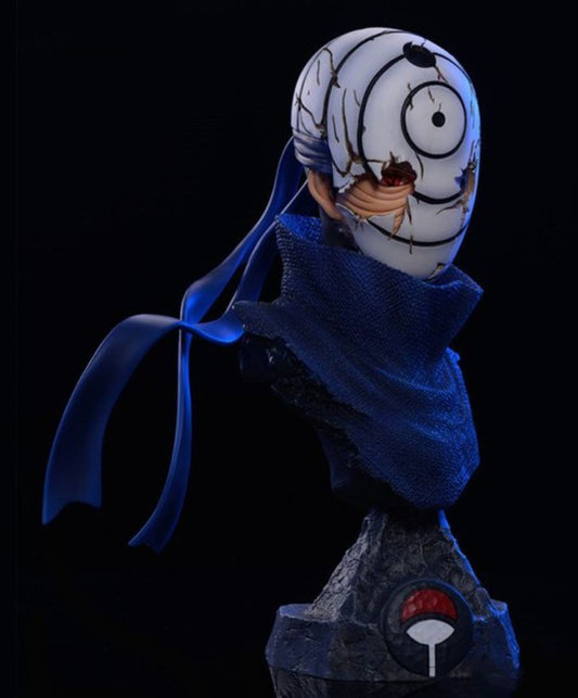 Obito Busto Archivo STL Impresión 3D Digital Naruto Figura Archivo STL S018
