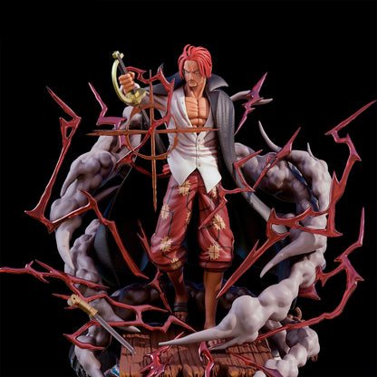 Shanks STL File 3D Printing Digital STL File Anime One Piece Character S004