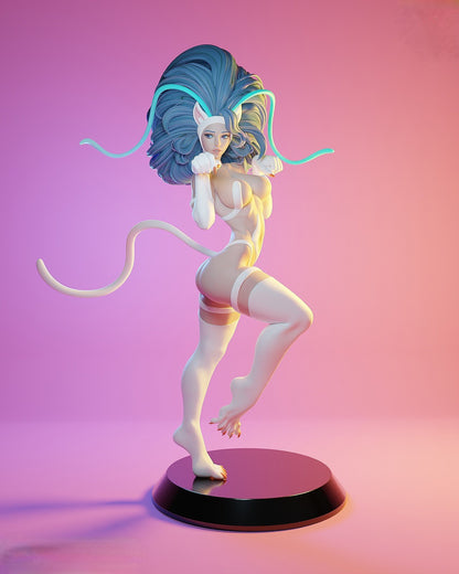 Cat Woman 3D Printing Digital STL File Movie Character Female Figure 0011