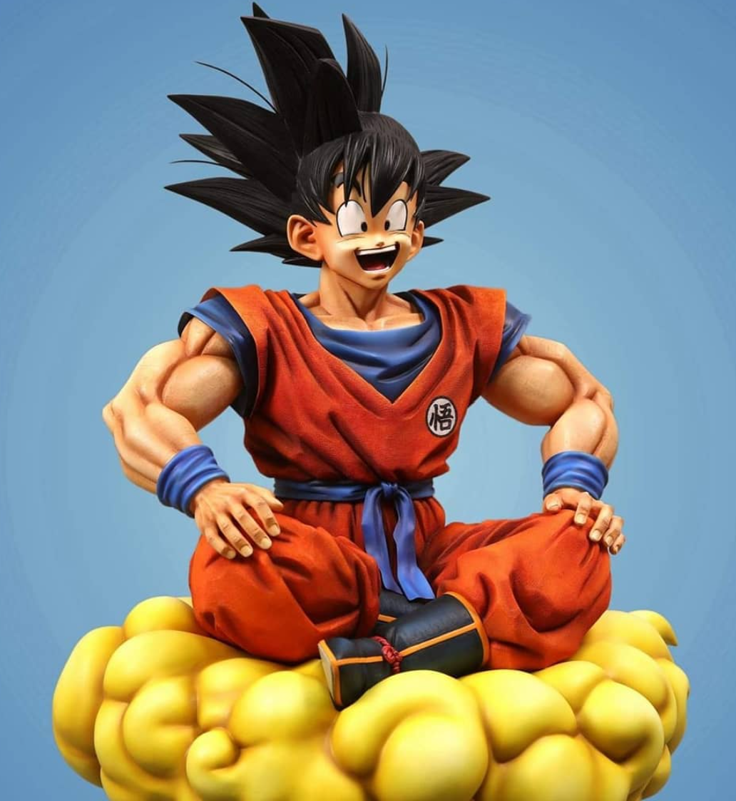 Goku Anime STL Archivo 3D Impresión Digital STL Archivo Anime Dragon Ball Z Personaje 0035