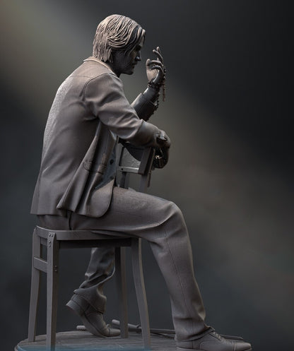 John Wick STL File 3D Printing Digital STL File Movie Character Assassin Figure 0074