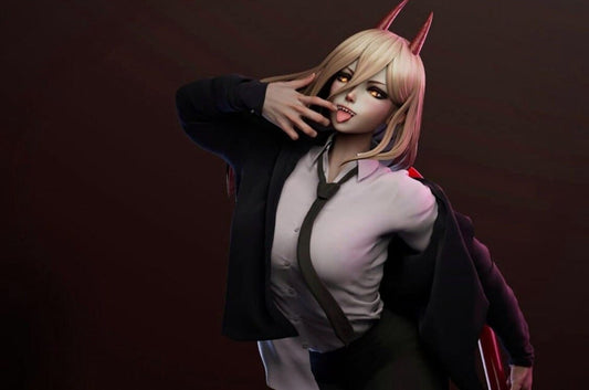 Chainsaw Man Power STL File 3D Printing Digital STL File Anime Female Character 0031