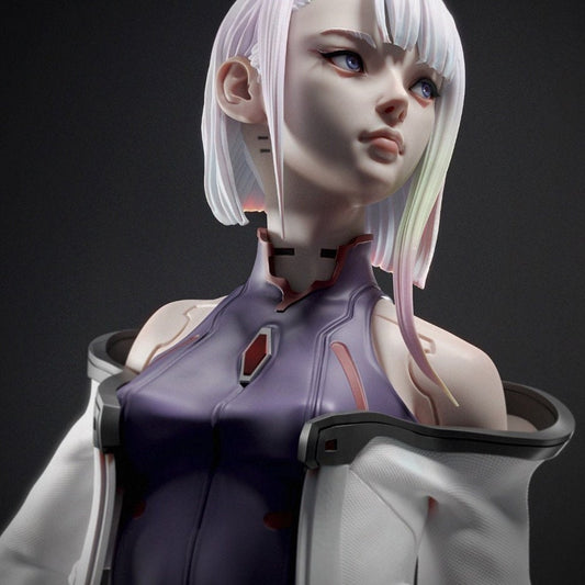 Lucy Cyberpunk Edgerunners Archivo STL Impresión digital 3D Archivo STL Personajes de películas/juegos Figuras de anime 0002