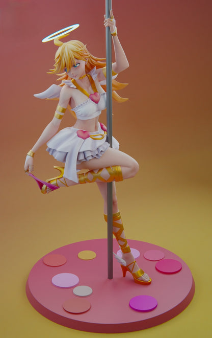 Pole Dancer STL File 3D Printing Digital STL File Anime Female Character 0037