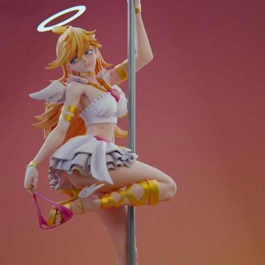 Pole Dancer STL File 3D Printing Digital STL File Anime Female Character 0037