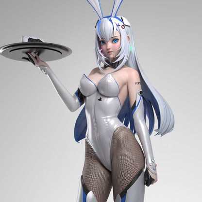 Anime Bunny Girl STL File 3D Printing Digital Game PS5 Figure STL File 0046