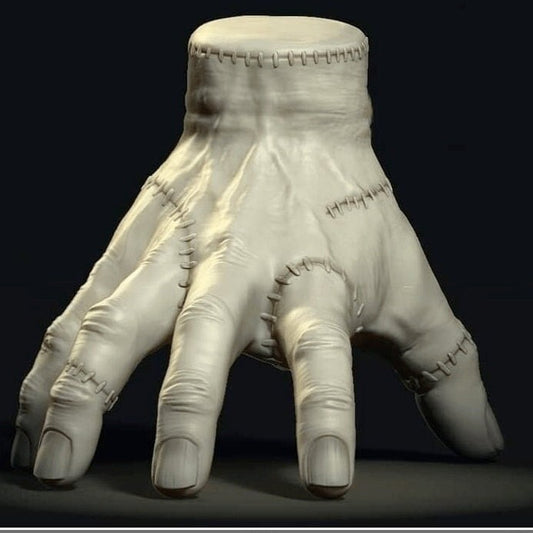 La famille Addams STL Thing Hand Watch Holder STL 3D Impression numérique Film Personnages Chiffres 0001