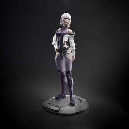 Lucy Cyberpunk Edgerunners STL Fichier Impression numérique 3D STL Fichier Film/Jeu Personnages Anime Figures 0002
