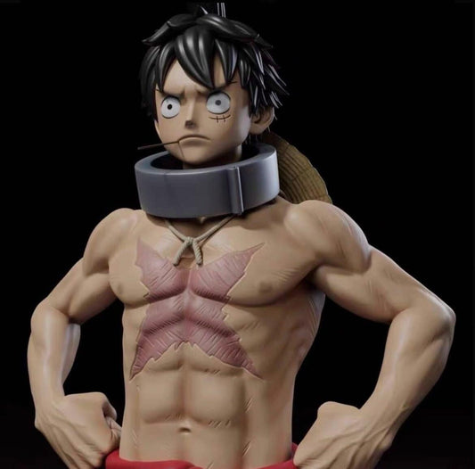 Luffy STL File 3D Printing Digital STL File Anime One Piece Character 0036