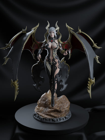 Demon Angel Girl STL Fichier Impression 3D Figure d’anime numérique Fichier STL 0047