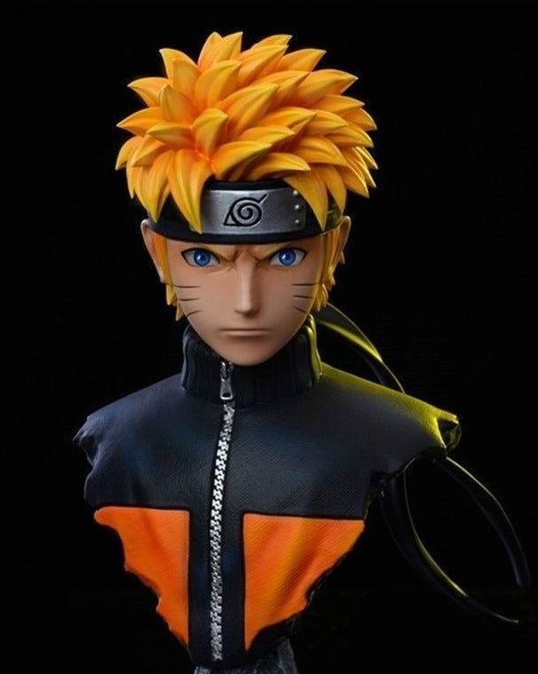 Naruto Busto Archivo STL Impresión 3D Figura de anime digital Archivo STL S011