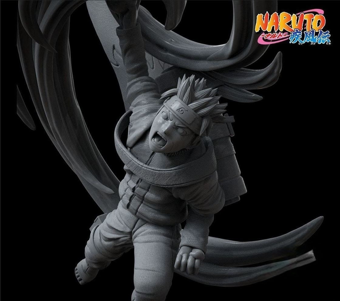 Naruto vs. Pain Archivo STL Impresión 3D Figura de anime digital Archivo STL S005